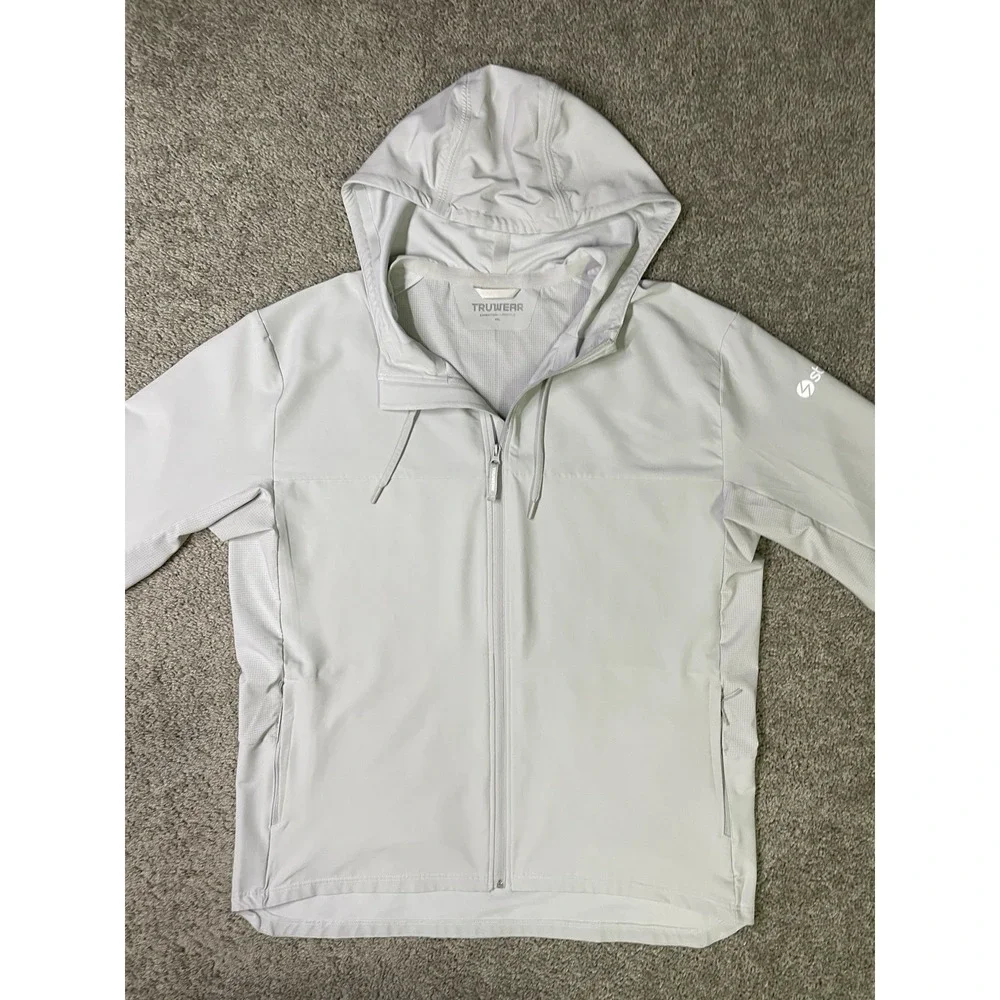 Truwear Expedition Performance Fabric Jacket Light Grey Size 3XL Static Branding